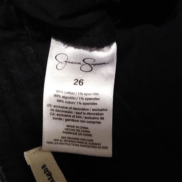 Wide leg black jeans by Jessica Simpson - Picture 9 of 9